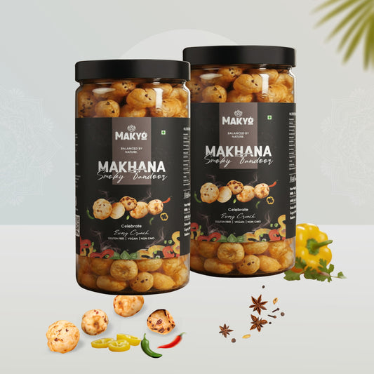 Makyo Dual Pack – Roasted Makhana, 2 × 65g