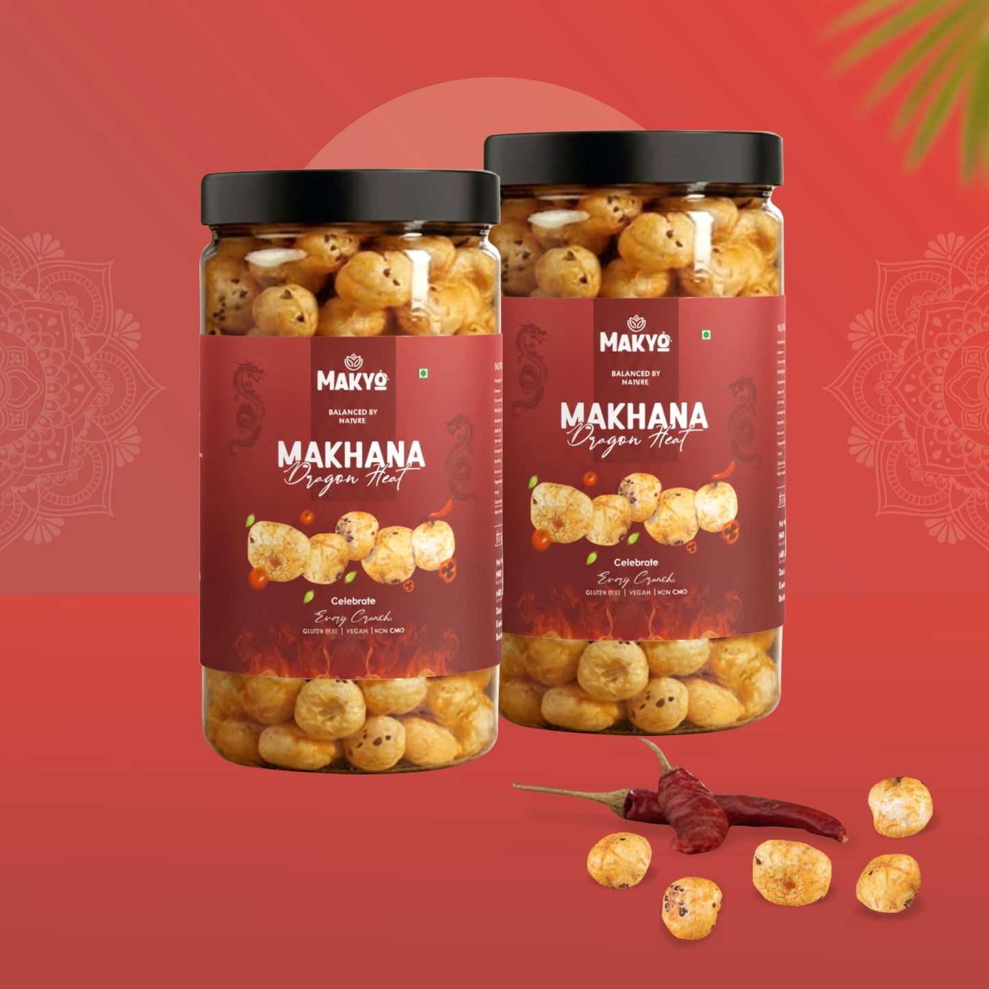 Makyo Dual Pack – Roasted Makhana, 2 × 65g