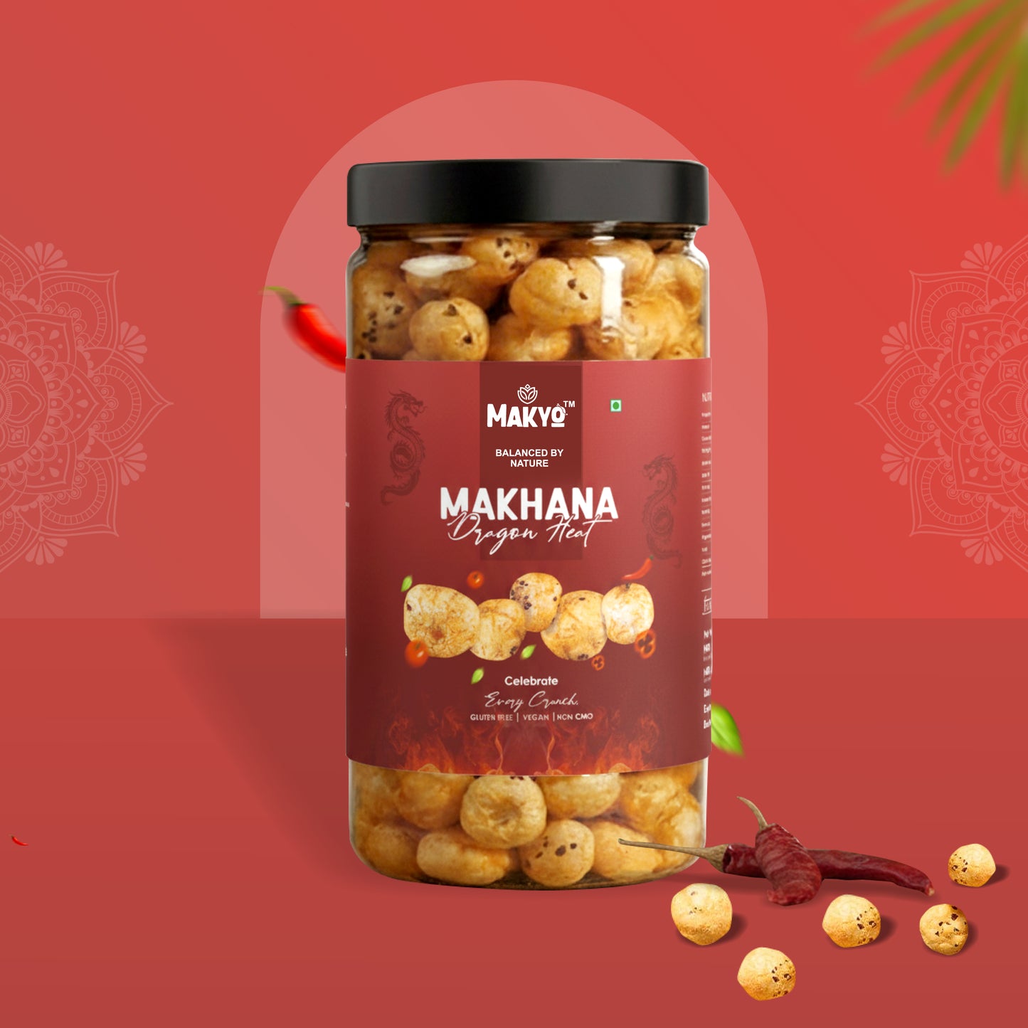 Dragon Heat Roasted Makhana, 65g