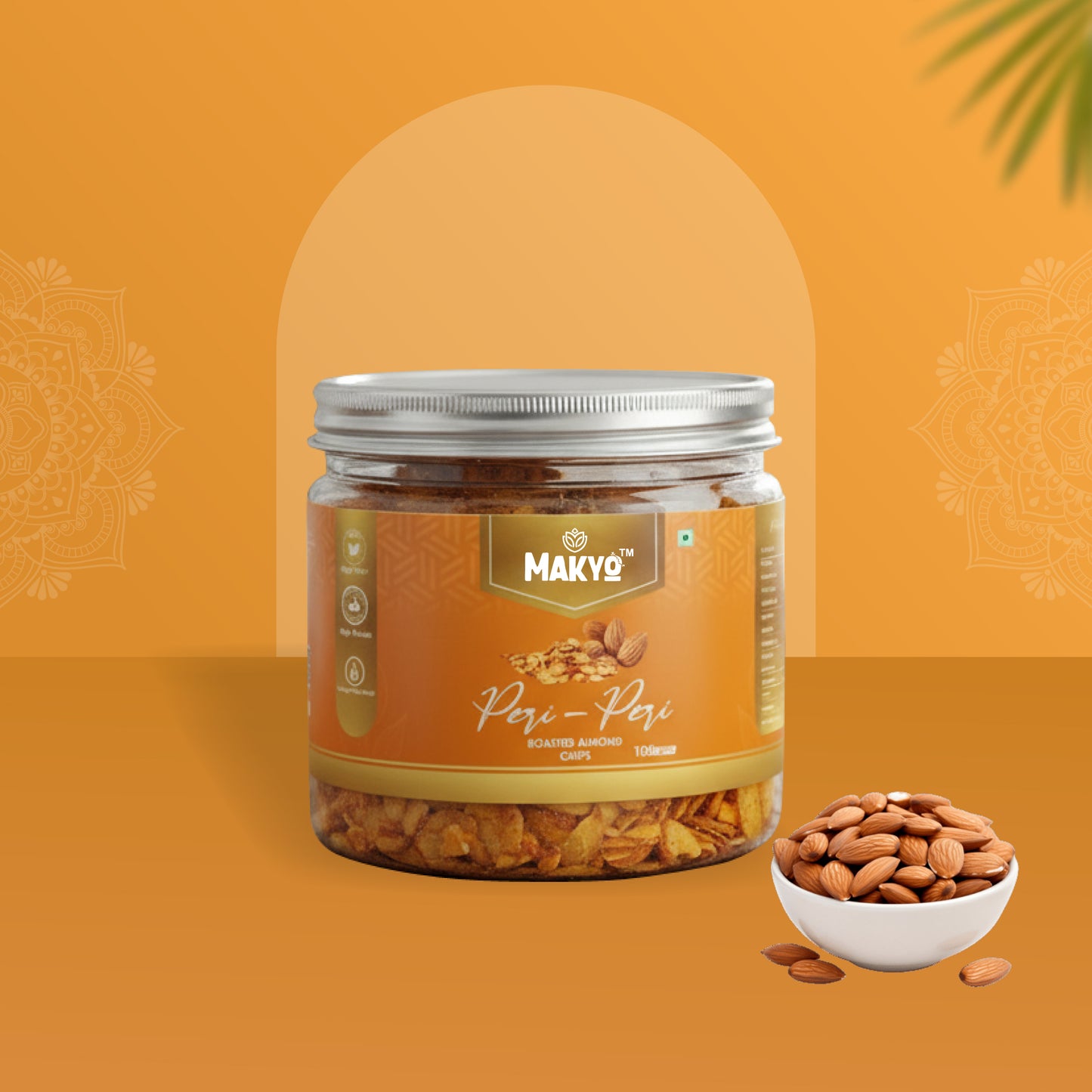 Crunchy Almond Peri-Peri Flavor Chips, 200g