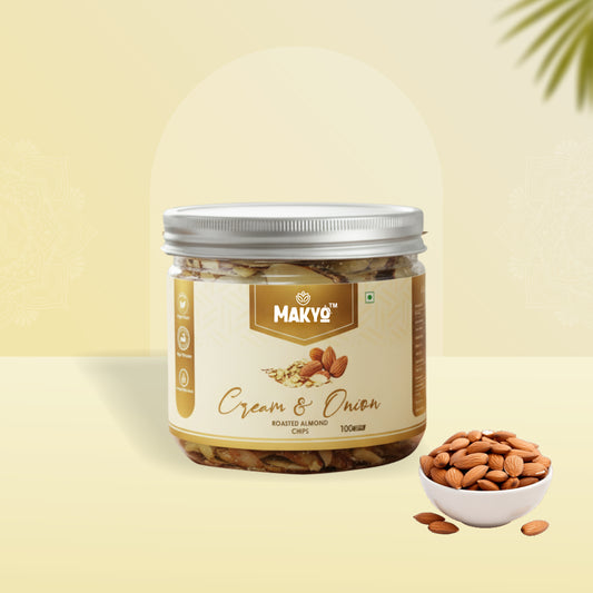 Crunchy Almond Cream and Onion Flavor Chips 200g