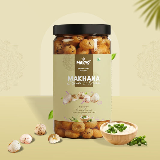 Cream & Onion Roasted Makhana, 65g