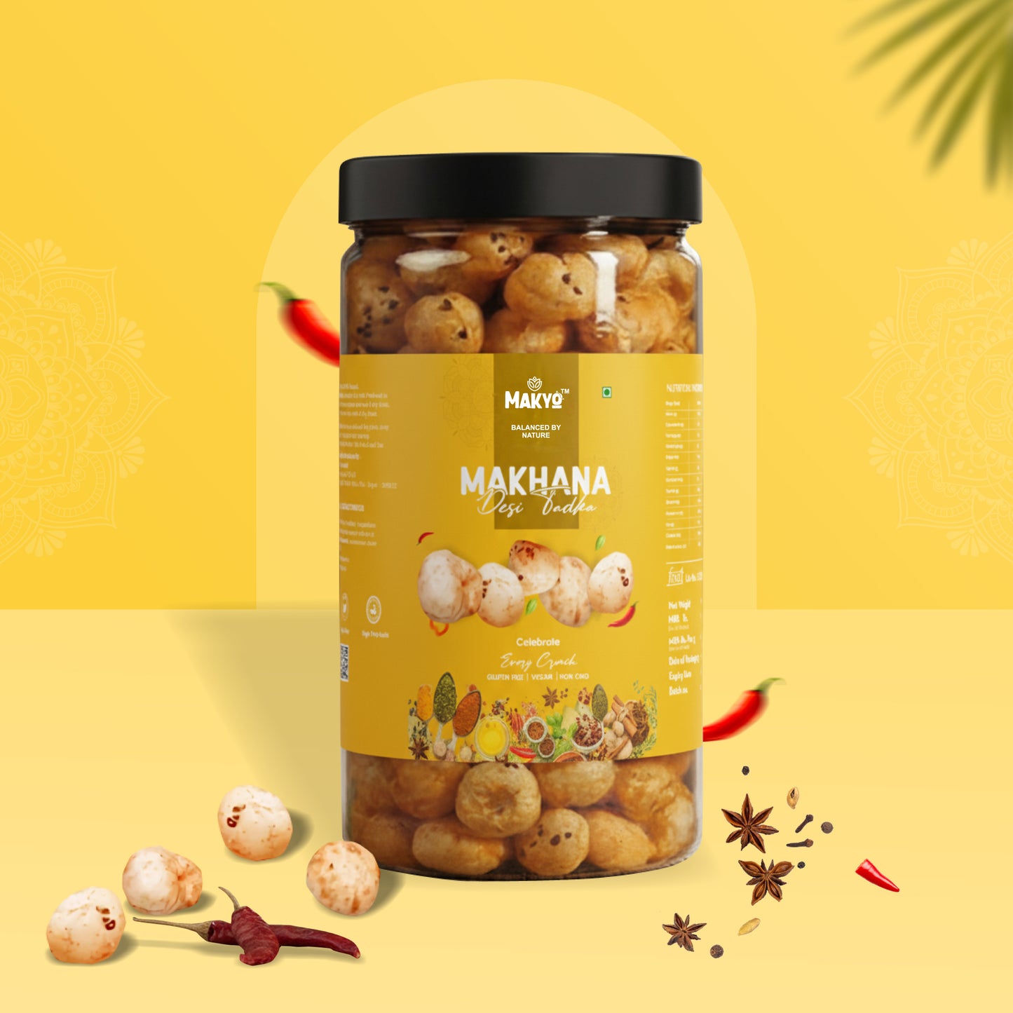 Desi Tadka Roasted Makhana, 65g