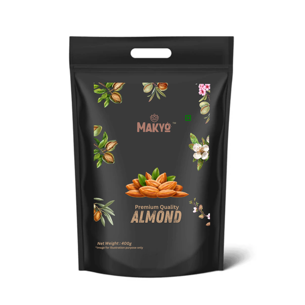 Premium Almonds (Badam) 400g | Crunchy, Fresh & Natural