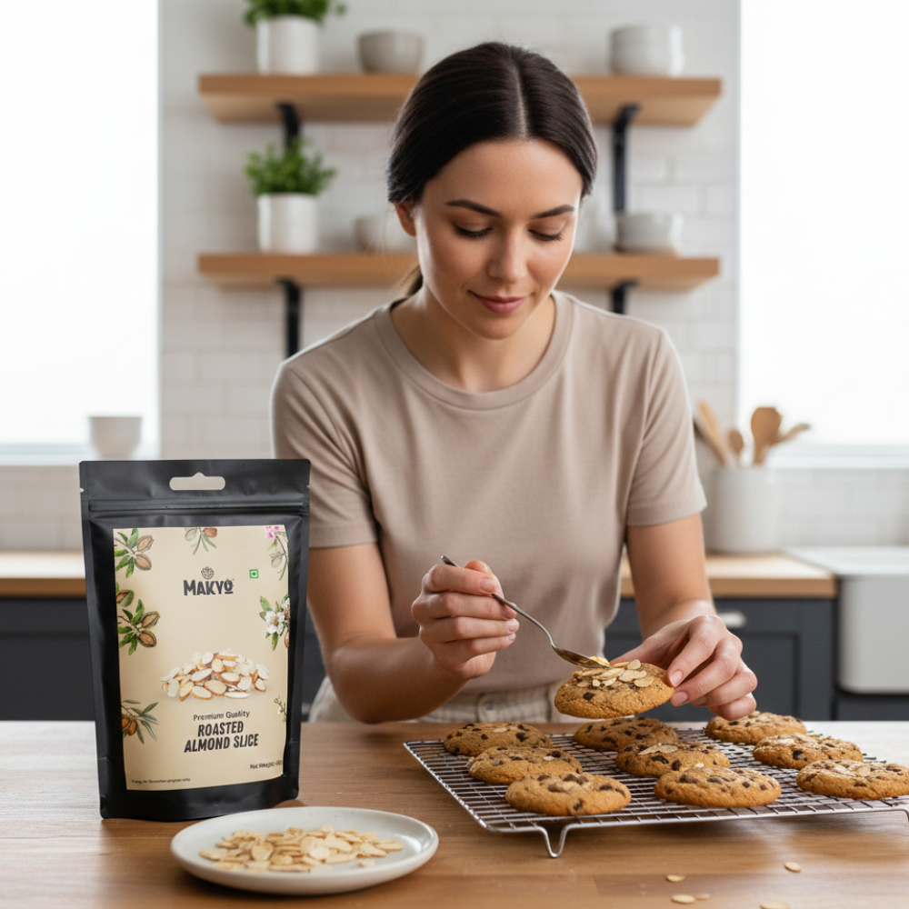 Premium Roasted Almond Slices 400g | Crunchy & Fresh