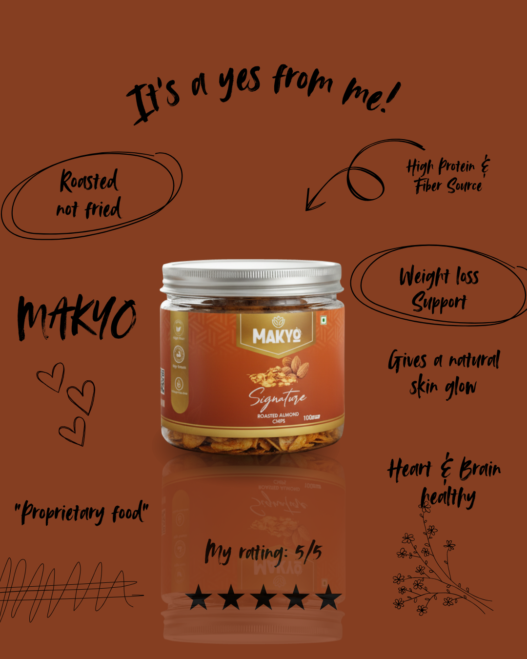 Crunchy Almond Signature Flavor Chips, 200g