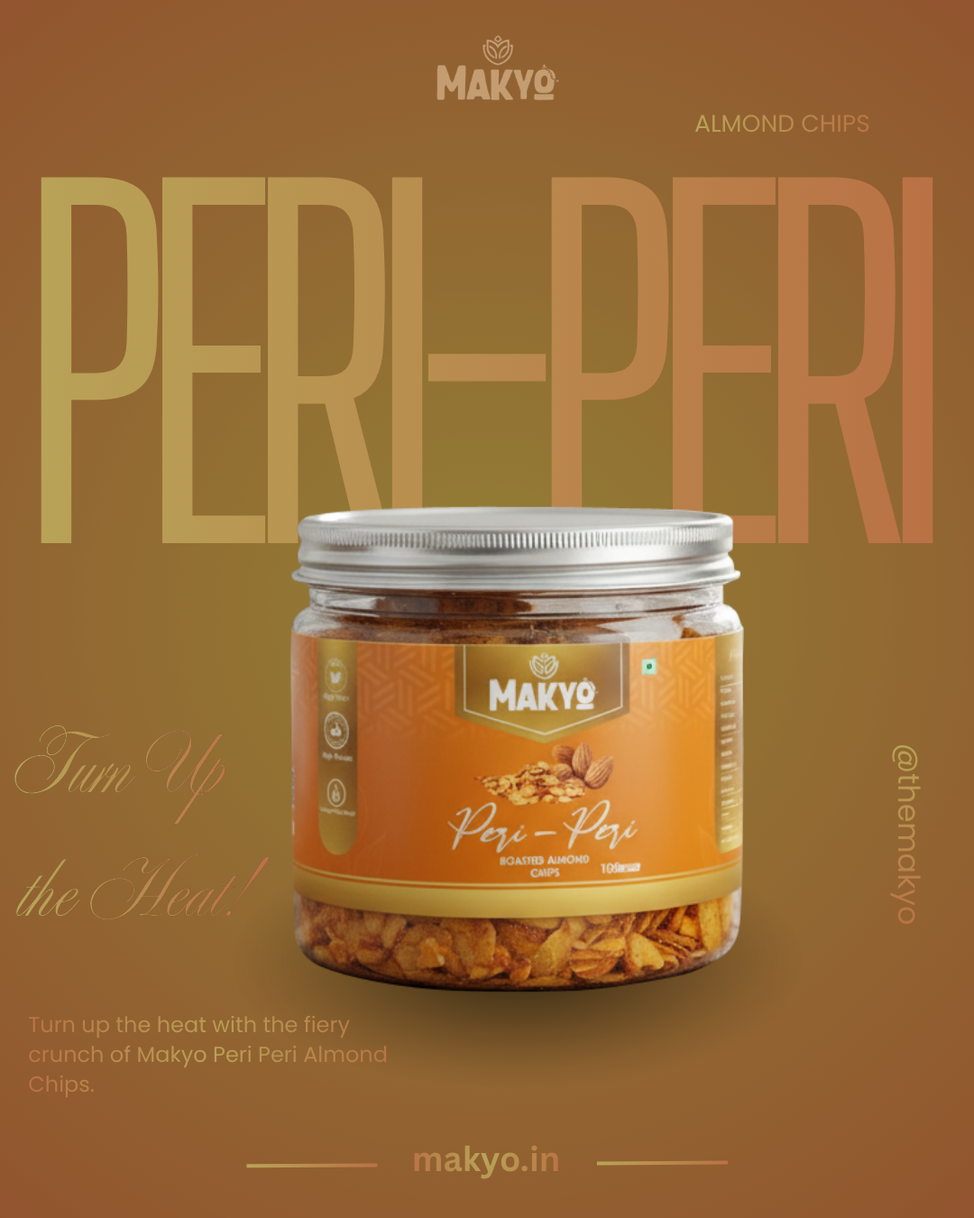 Crunchy Almond Peri-Peri Flavor Chips, 100g