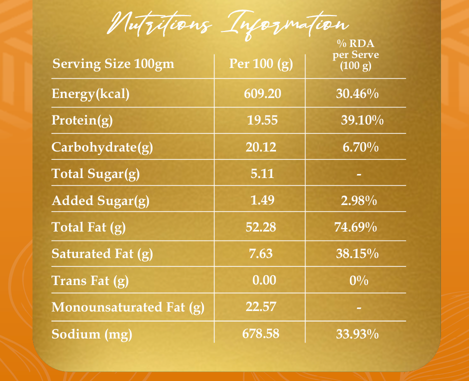 Crunchy Almond Peri-Peri Flavor Chips, 100g