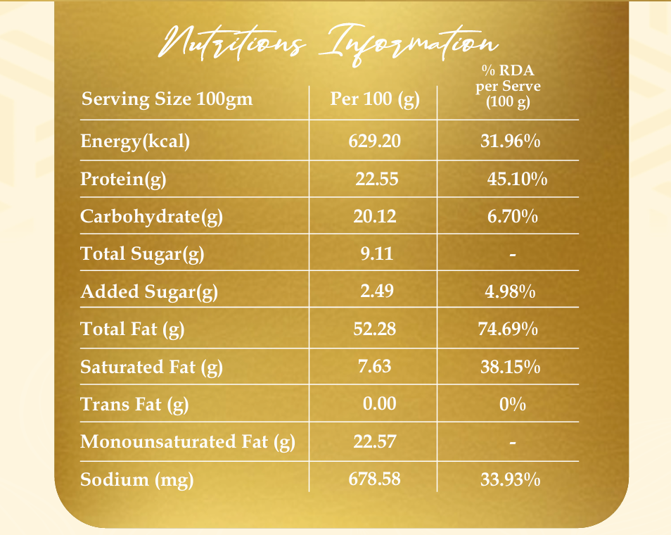 Crunchy Almond Cream and Onion Flavor Chips 100g