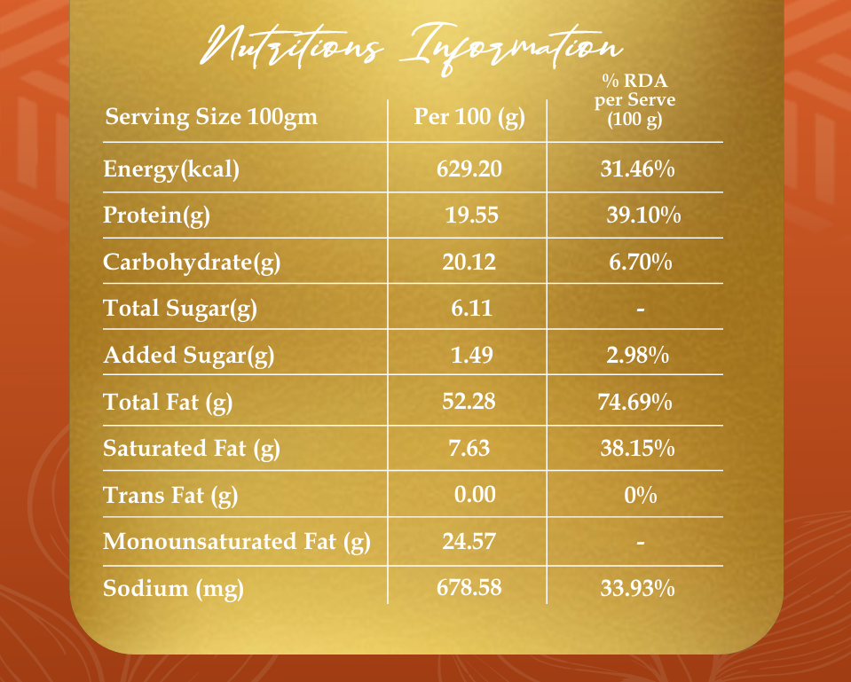 Crunchy Almond Signature Flavor Chips, 100g