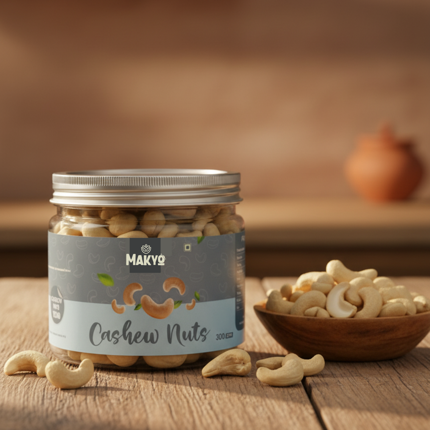 Makyo Premium W240 Cashew – Big Size, Rich Taste, Best Quality | 300g