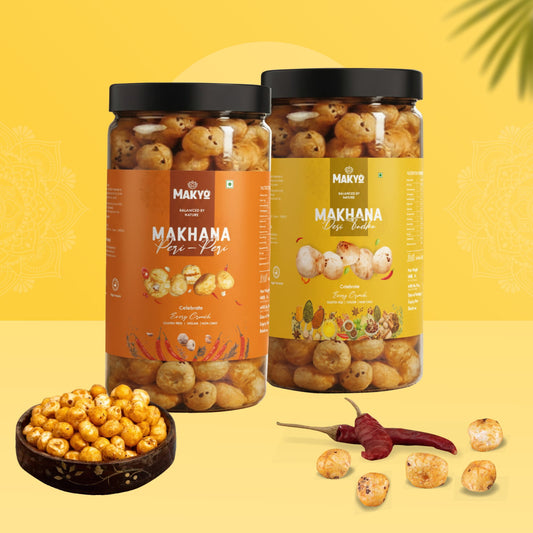 Makyo Dual Makhana Combo Pack, 2 × 65g