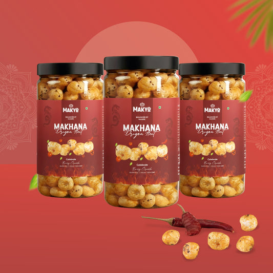 Makyo Triple Pack – Roasted Makhana, 3 × 65g