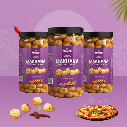 Makyo Triple Pack – Roasted Makhana, 3 × 65g