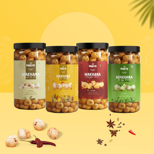 Makyo Four Flavour Makhana Combo, 3 × 65g