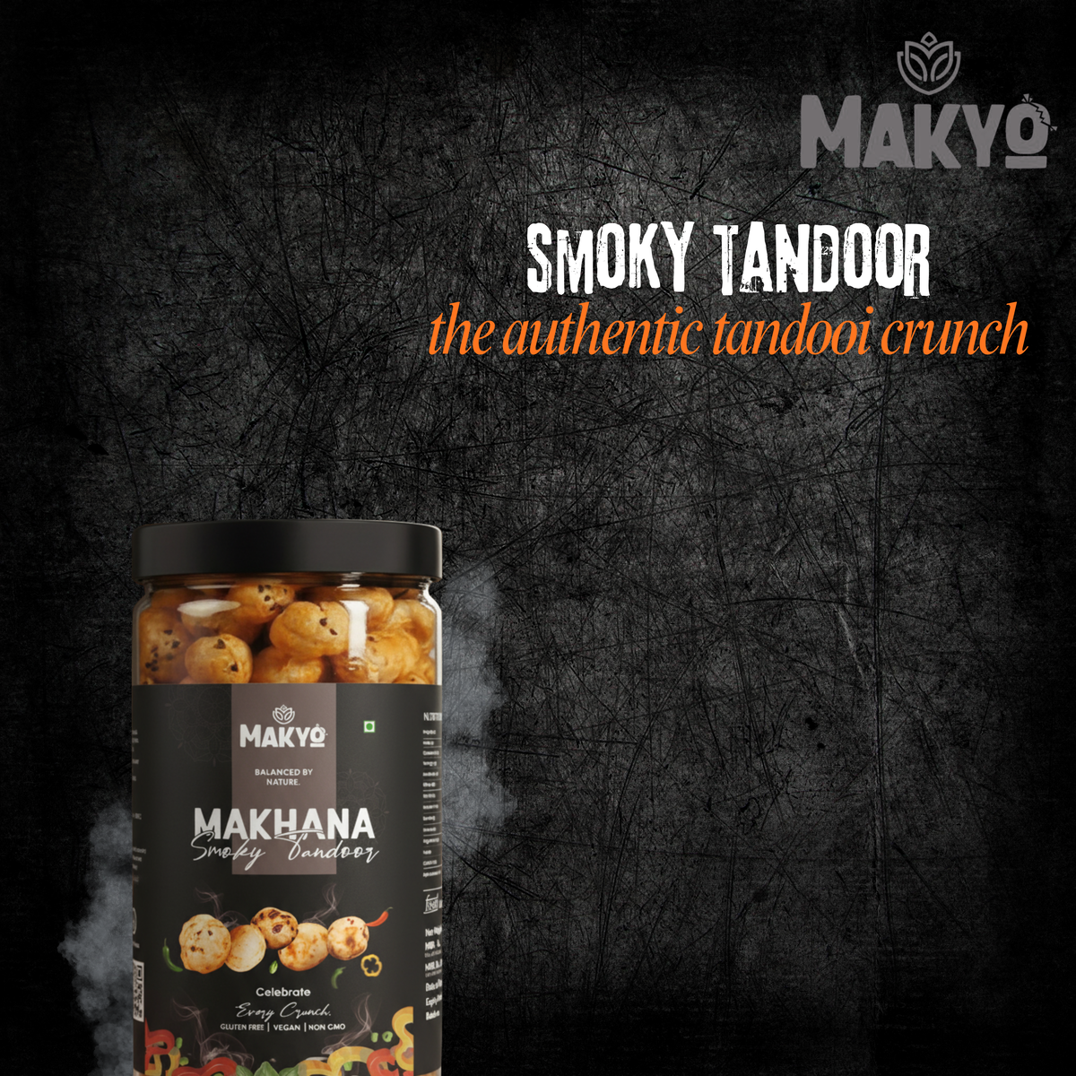 Smoky Tandoor Roasted Makhana, 65g