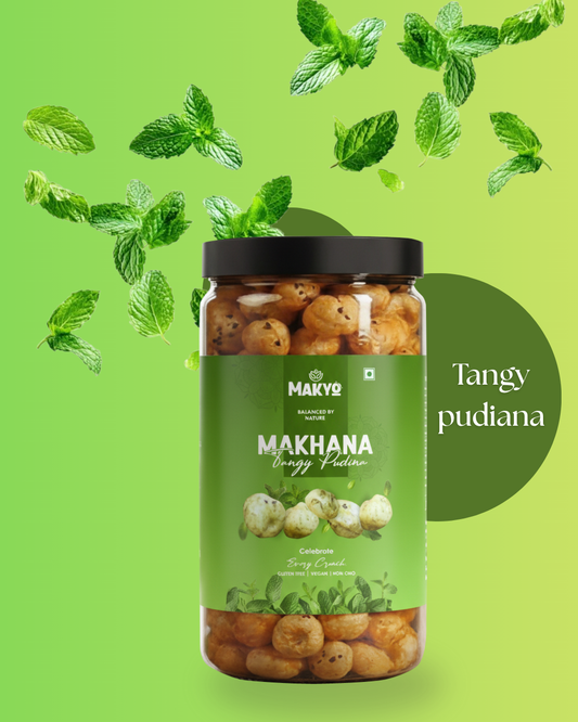 Tangy Pudina Roasted Makhana, 65g